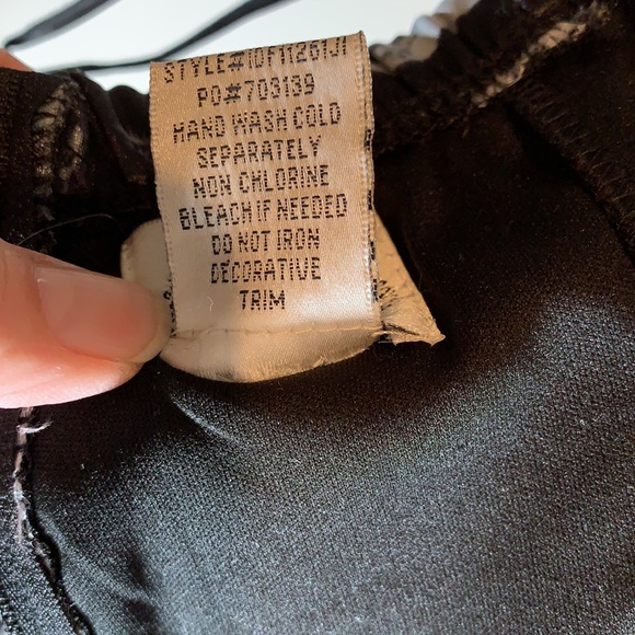 Deb Strapless Homecoming Cocktail Dress Animal print Satin, Sequined - Picture 14 of 14